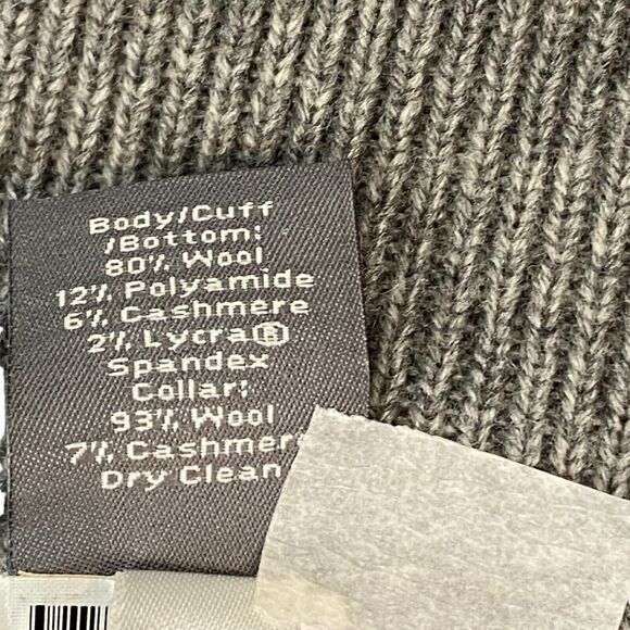 Ann Taylor Sweater Women Small Gray Wool Cashmere Long Sleeve Crew Neck Pullover - Picture 6 of 13